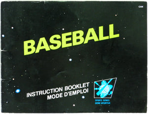 Baseball [Manual] [CAN Version] [French Version] (Nintendo / NES)