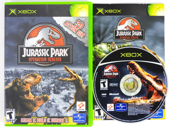 Jurassic Park Operation Genesis (Xbox)