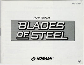 Blades Of Steel [Manual] (Nintendo / NES)