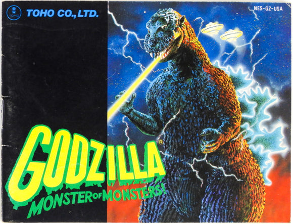 Godzilla [Manual] (Nintendo / NES)