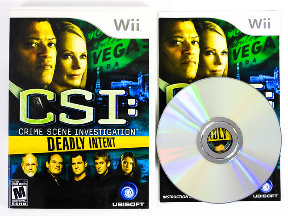 CSI: Crime Scene Investigation: Deadly Intent (Nintendo Wii)