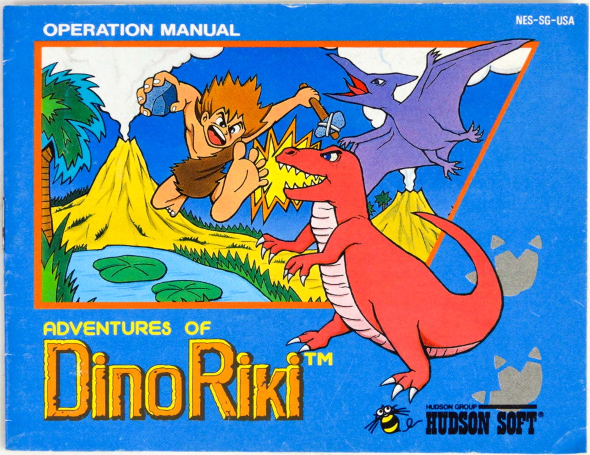Adventures Of Dino Riki [Manual] (Nintendo / NES) – Retro MTL