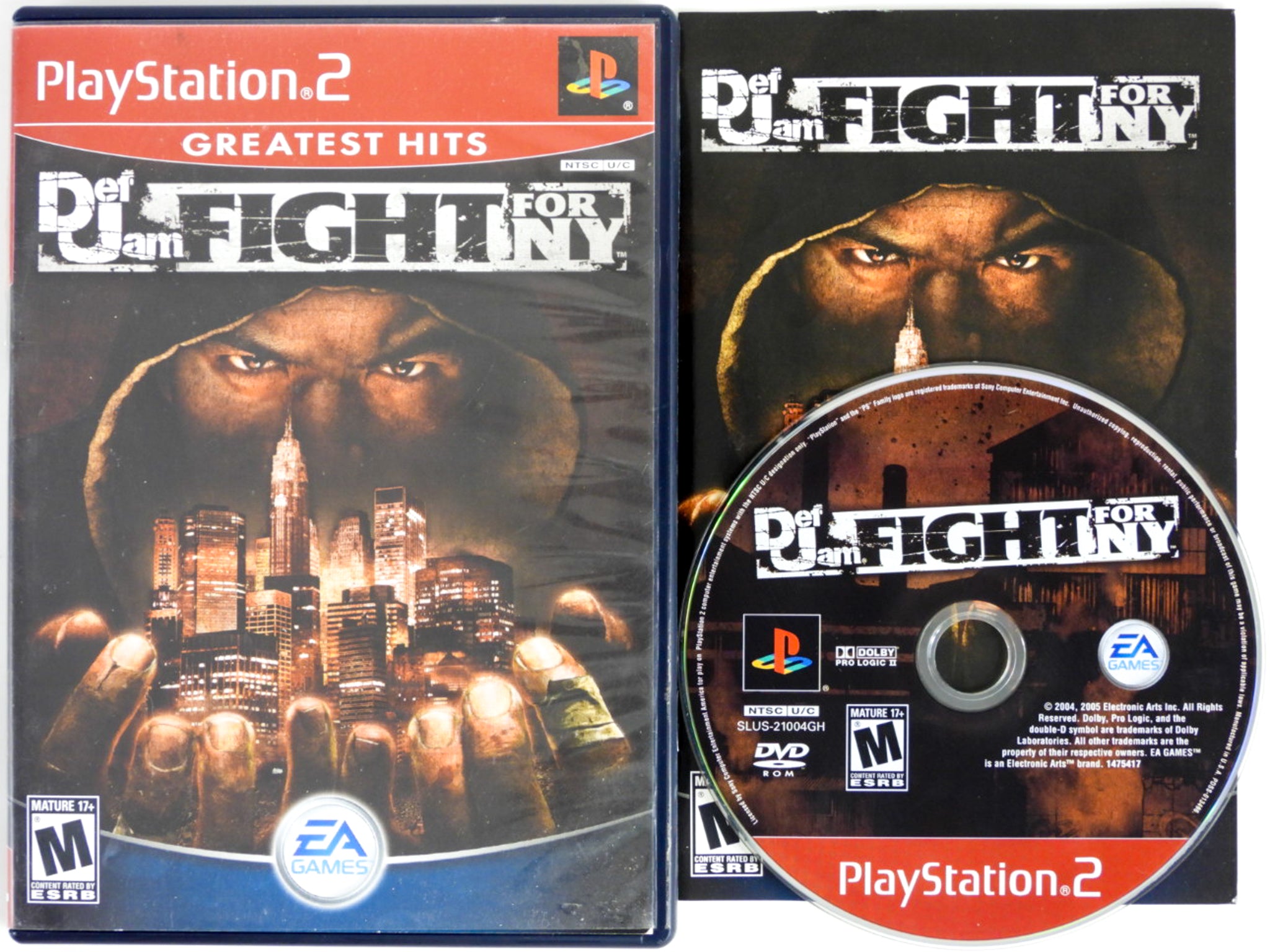 Def Jam Fight outlet For NY Greatest Hits For Playstation 2