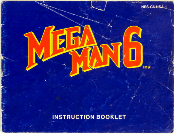 Mega Man 6 [Manual] (Nintendo / NES)