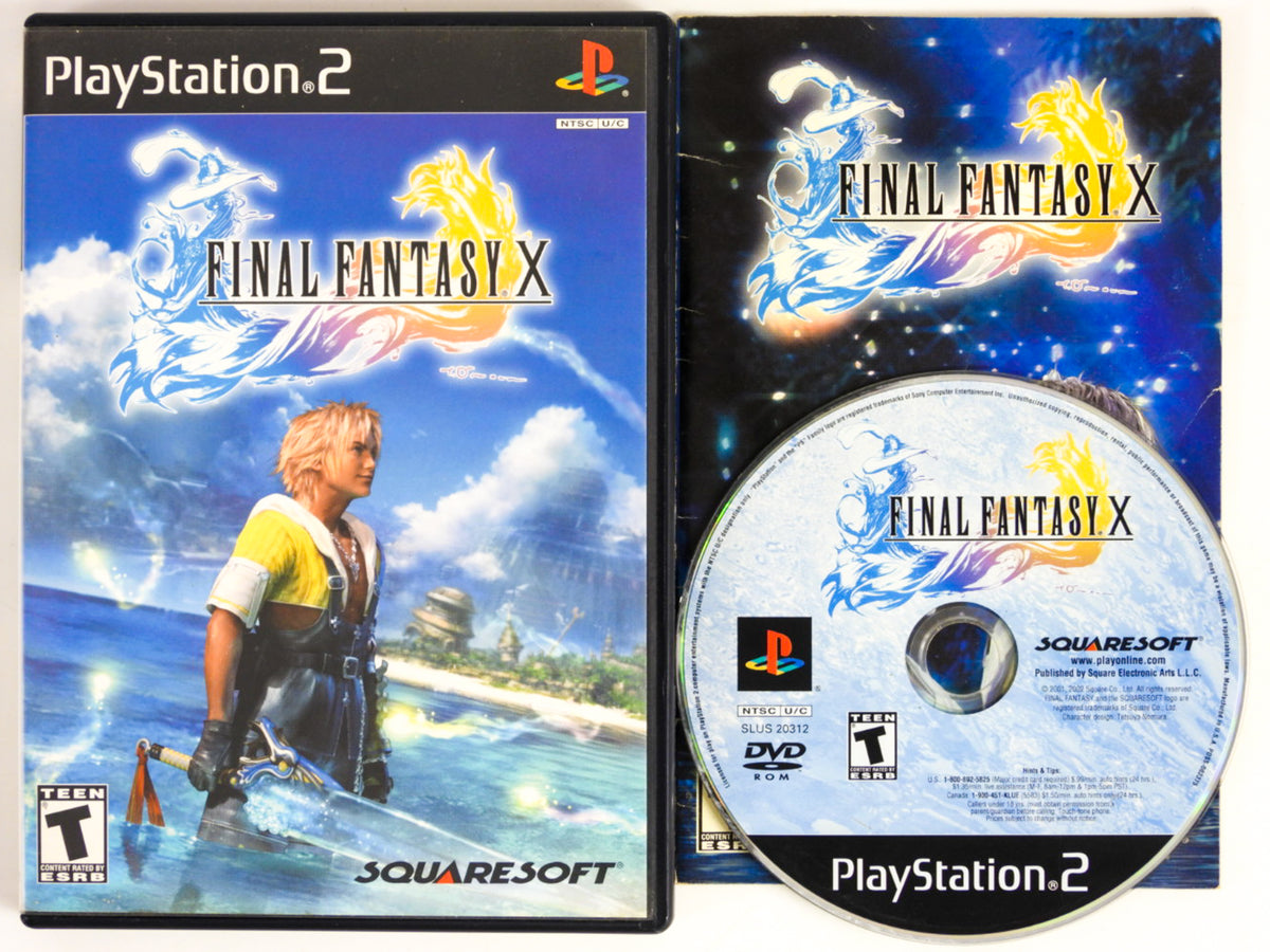 Jeu Final Fantasy X (10) Pour PlayStation 2 PS2 - Version PAL - Avec Notice - Bon état