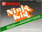 Ninja Kid [Manual] (Nintendo / NES)