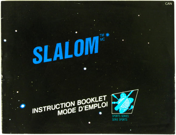 Slalom [Manual] [CAN Version] [French Version] (Nintendo / NES)