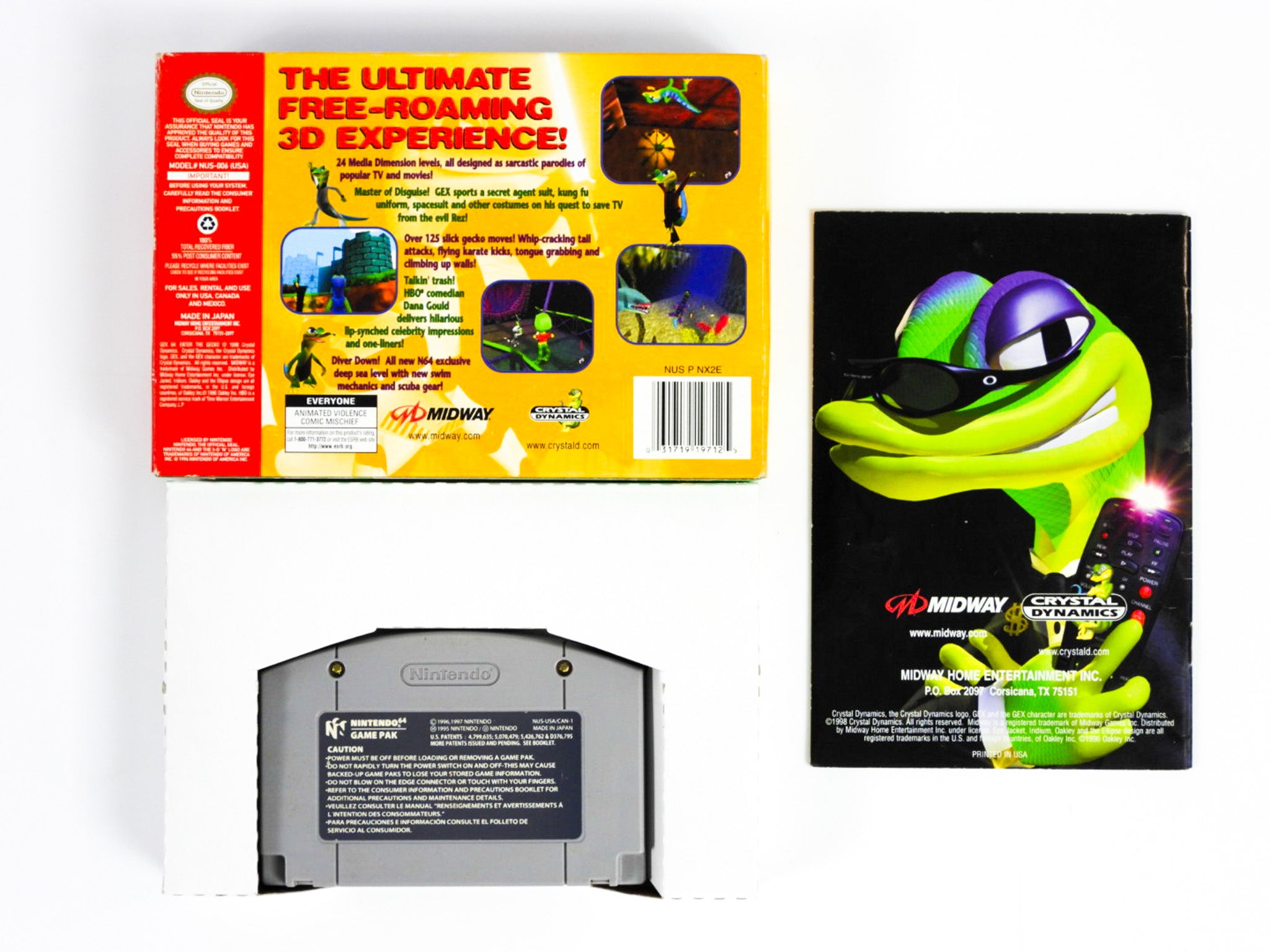 Gex 64 for Nintendo 64 deals