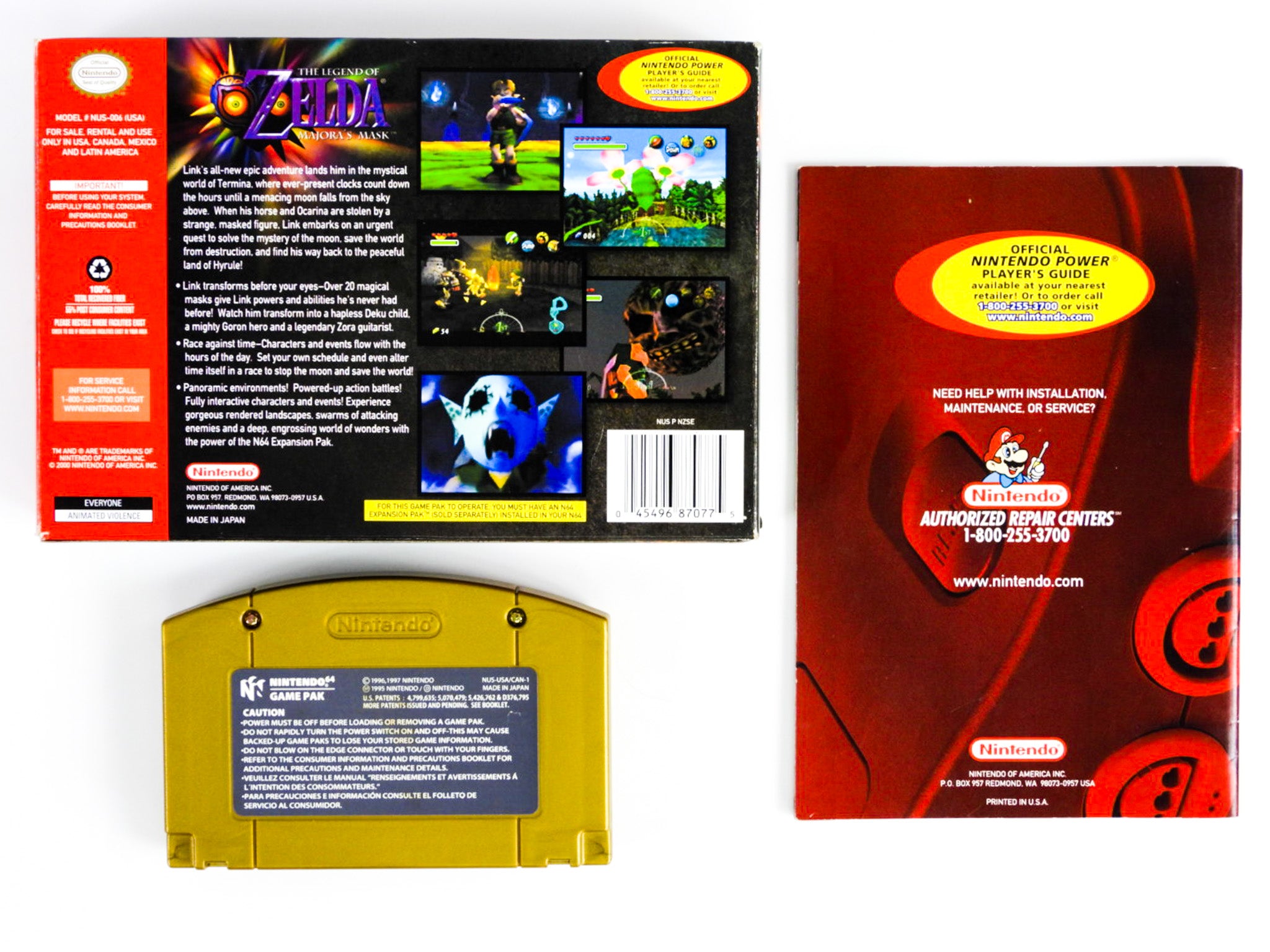 Zelda Majora's Mask Collector's Edition for fashion Nintendo 64