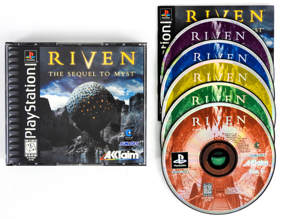 Game Riven sequel リヴン ps Riven The Sequel to Myst - PlayStation 1 Red Orion