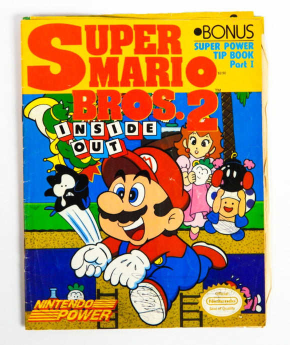 Super Mario Bros. 2 Inside Out - Super Power Tip Book Part 1 [Nintendo Power] (Magazines)