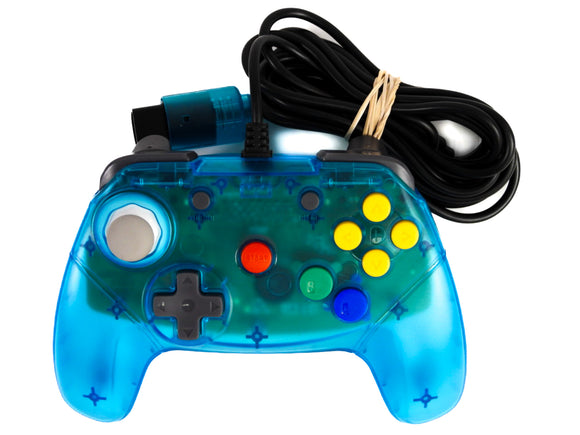 Blue Brawler 64 Gamepad Next Gen N64 Controller [Retro Fighters] (Nintendo 64 / N64)