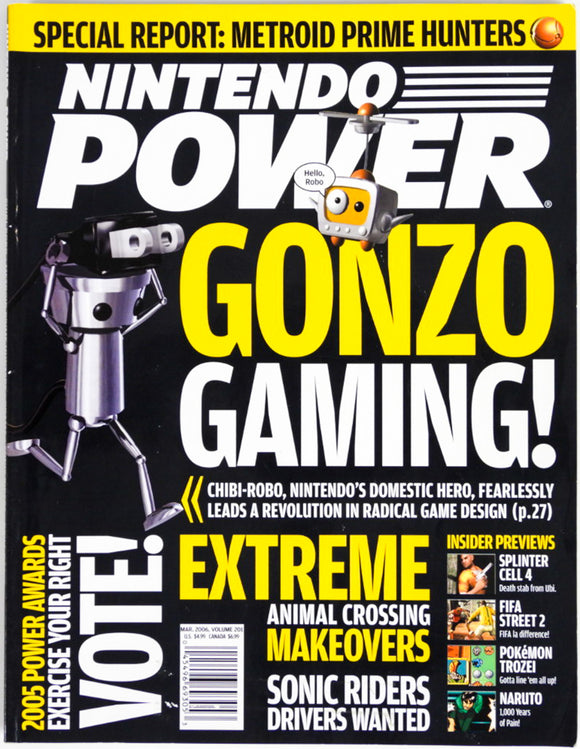 Gonzo Gaming [Volume 201] [Nintendo Power] (Magazines)
