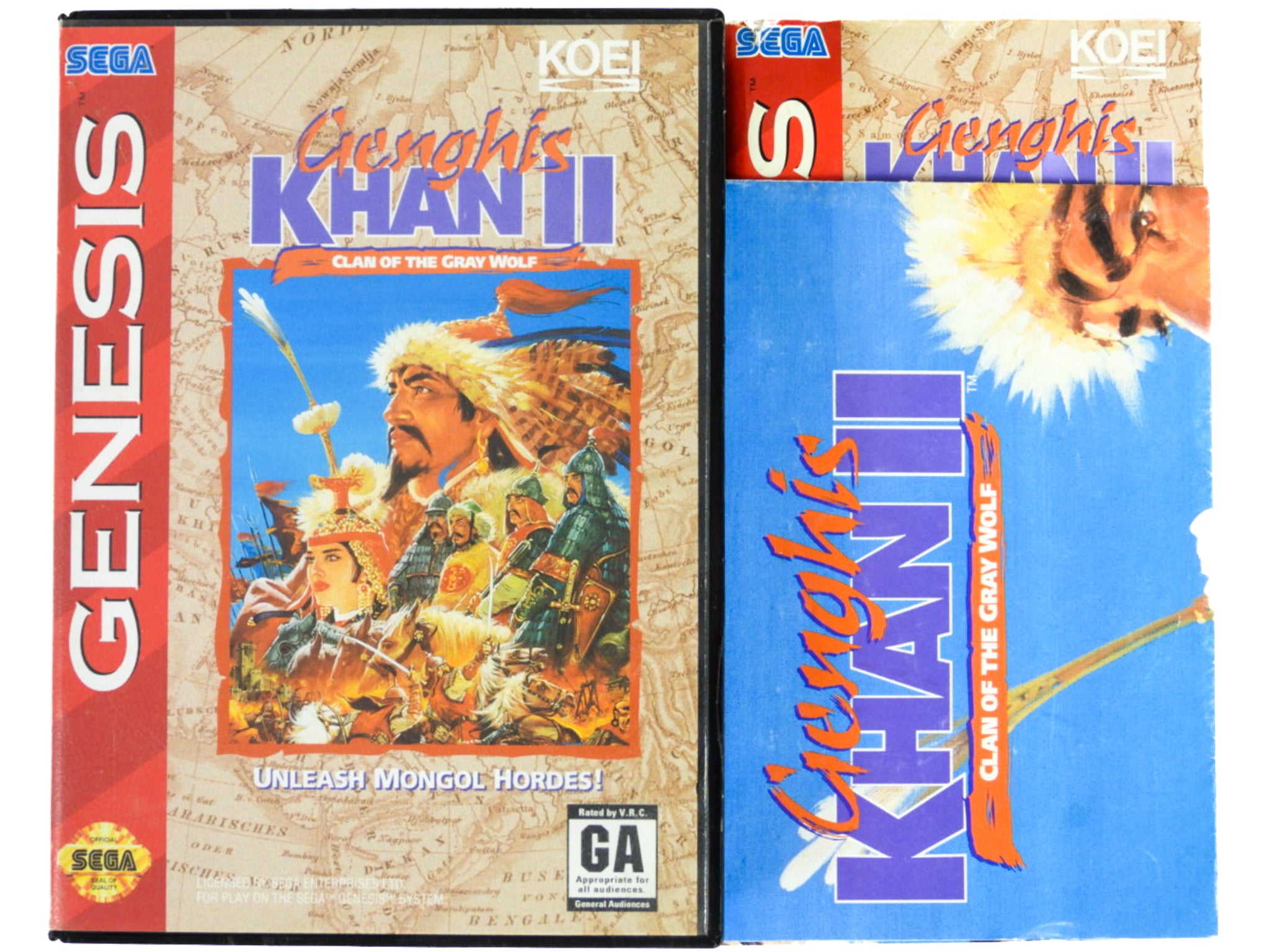 Genghis Khan II Clan of the Gray Wolf (Sega Genesis) – Retro MTL