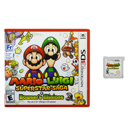 Mario & Luigi: Superstar Saga + Bowser's Minions [Red Box] (Nintendo 3DS)