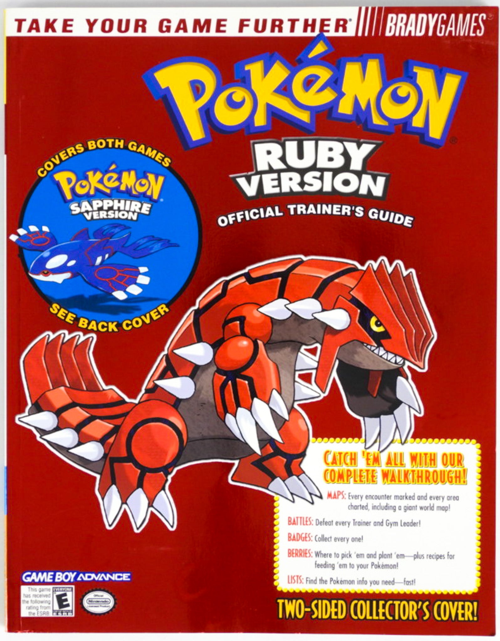 Pokemon two sided collectors hotsell cover ruby/sapphire