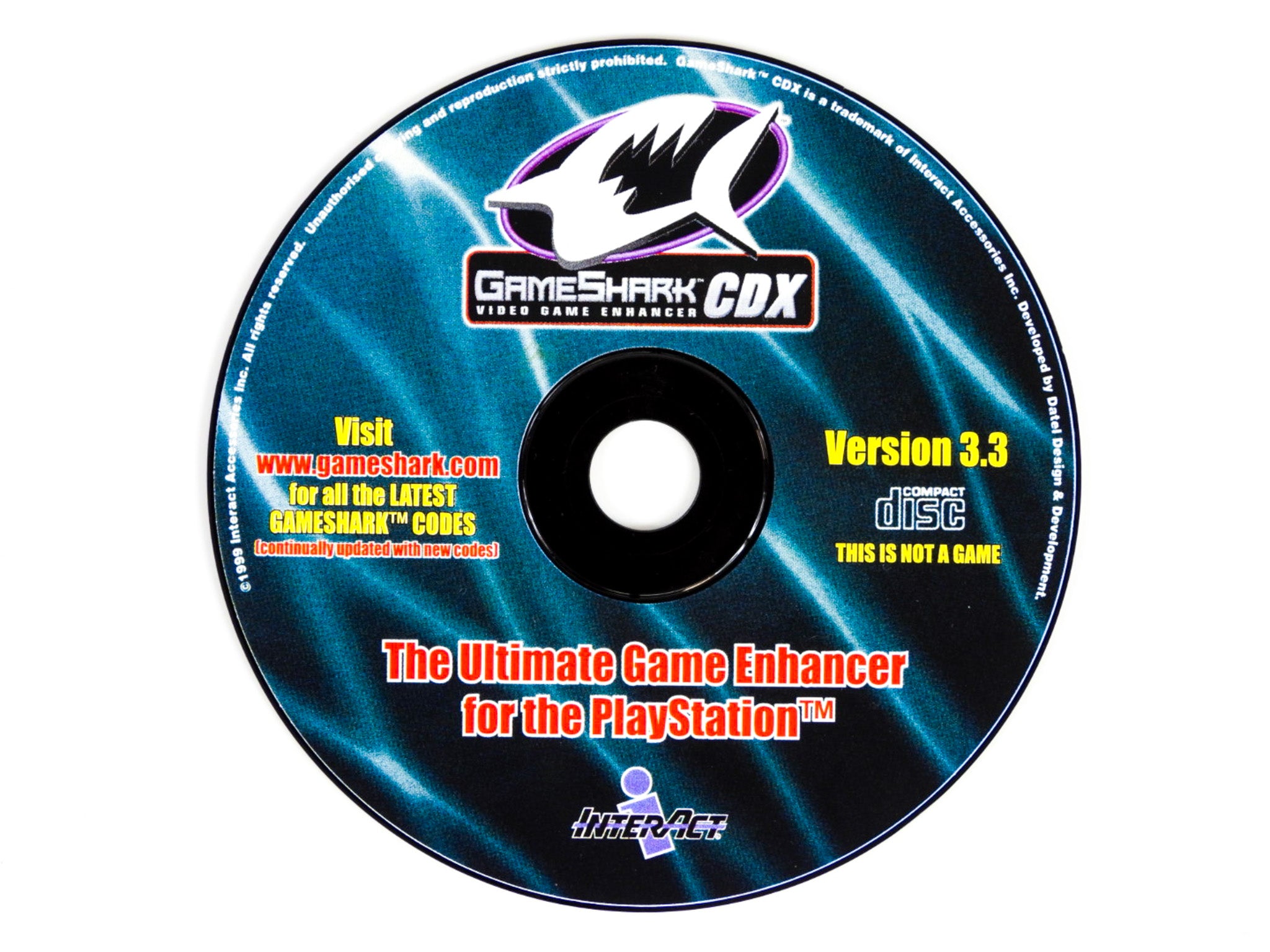 GameShark CDX Version 3.3 (Unl) ROM (ISO) Download for Sony Playstation /  PSX 