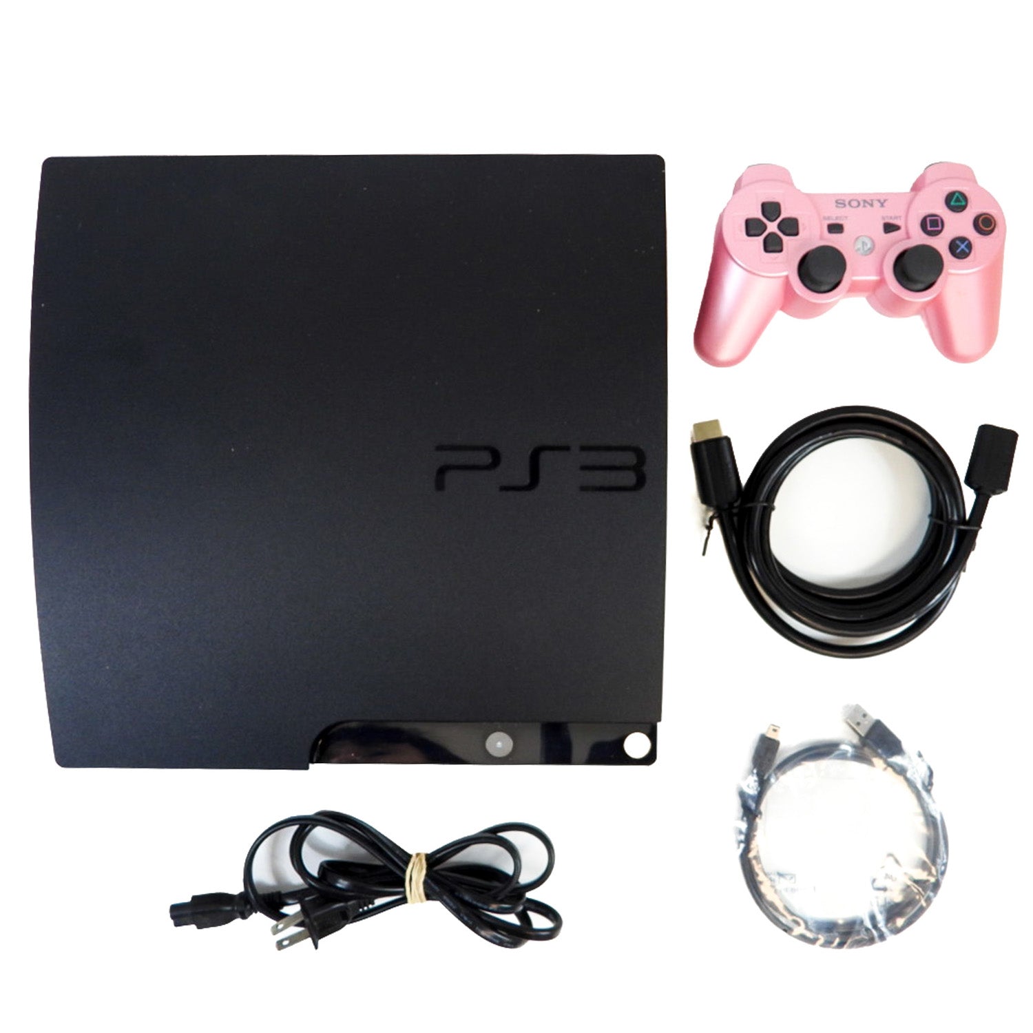 PlayStation 3 System Slim 120 GB with Unassorted Controller (PS3)