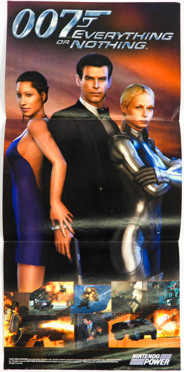 007 Everything Or Nothing [Nintendo Power] [Poster] (Nintendo GameCube)