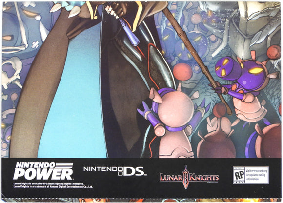 Lunar Knights [Nintendo Power] [Poster] (Nintendo DS)
