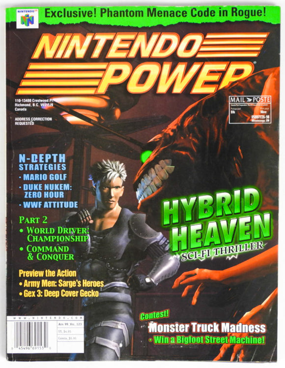 Hybrid Heaven [Volume 123] [Nintendo Power] (Magazines)