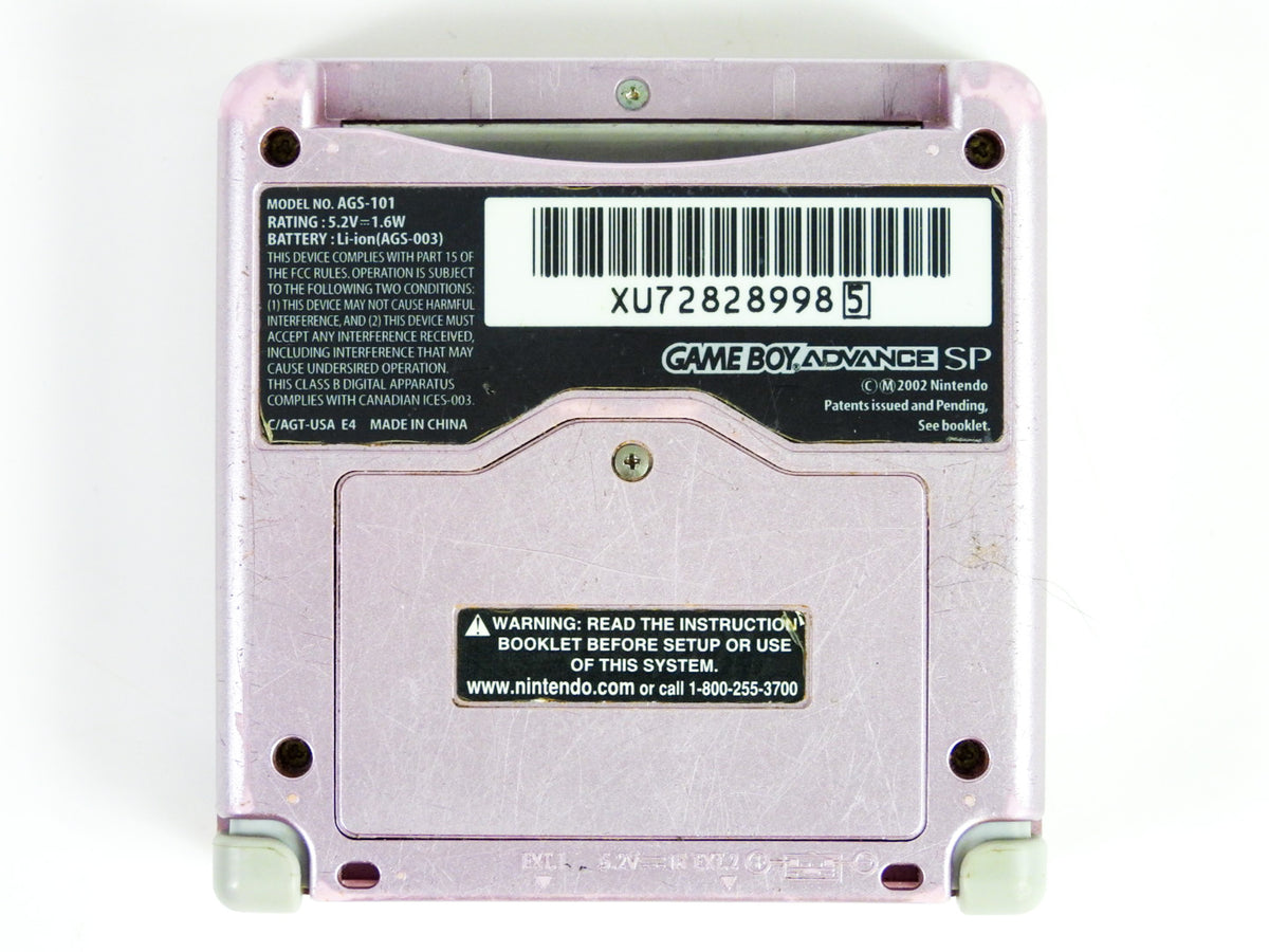 Pearl Pink Gameboy Advance SP System [AGS-101] (Game Boy Advance / GBA ...