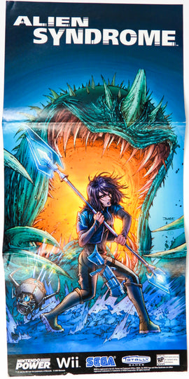 Alien Syndrome [Nintendo Power] [Poster] (Nintendo Wii)