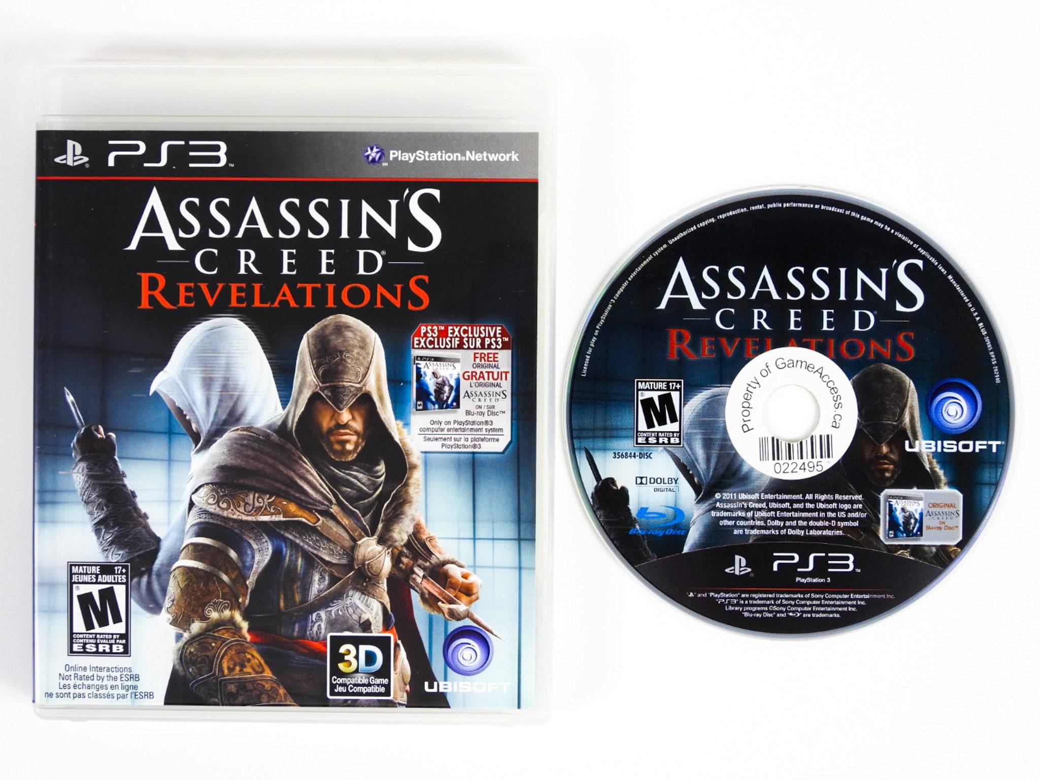 Assassin's Creed: Revelations (Sony PlayStation 3, 2011) for sale