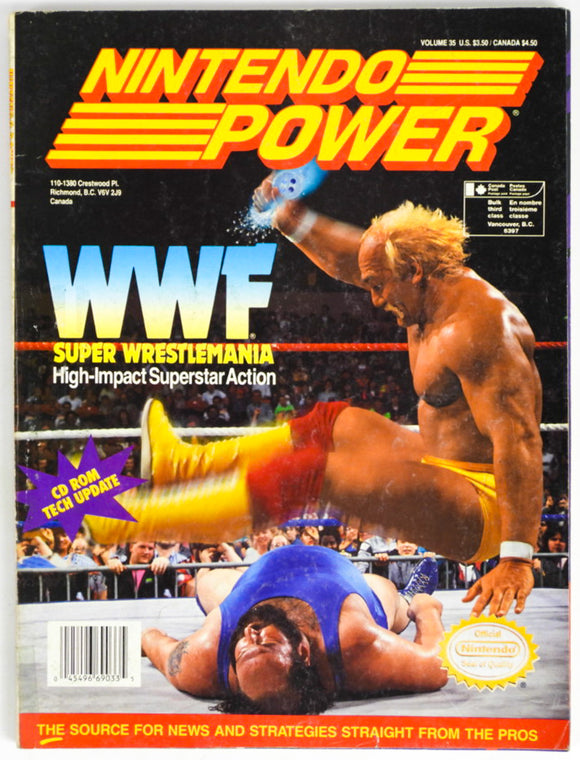 WWF Super Wrestlemania [Volume 35] [Nintendo Power] (Magazines)