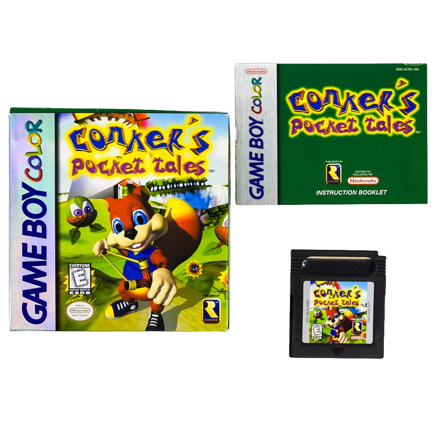 Conker's Pocket Tales (Nintendo Game Boy Color / GBC) – Retro MTL