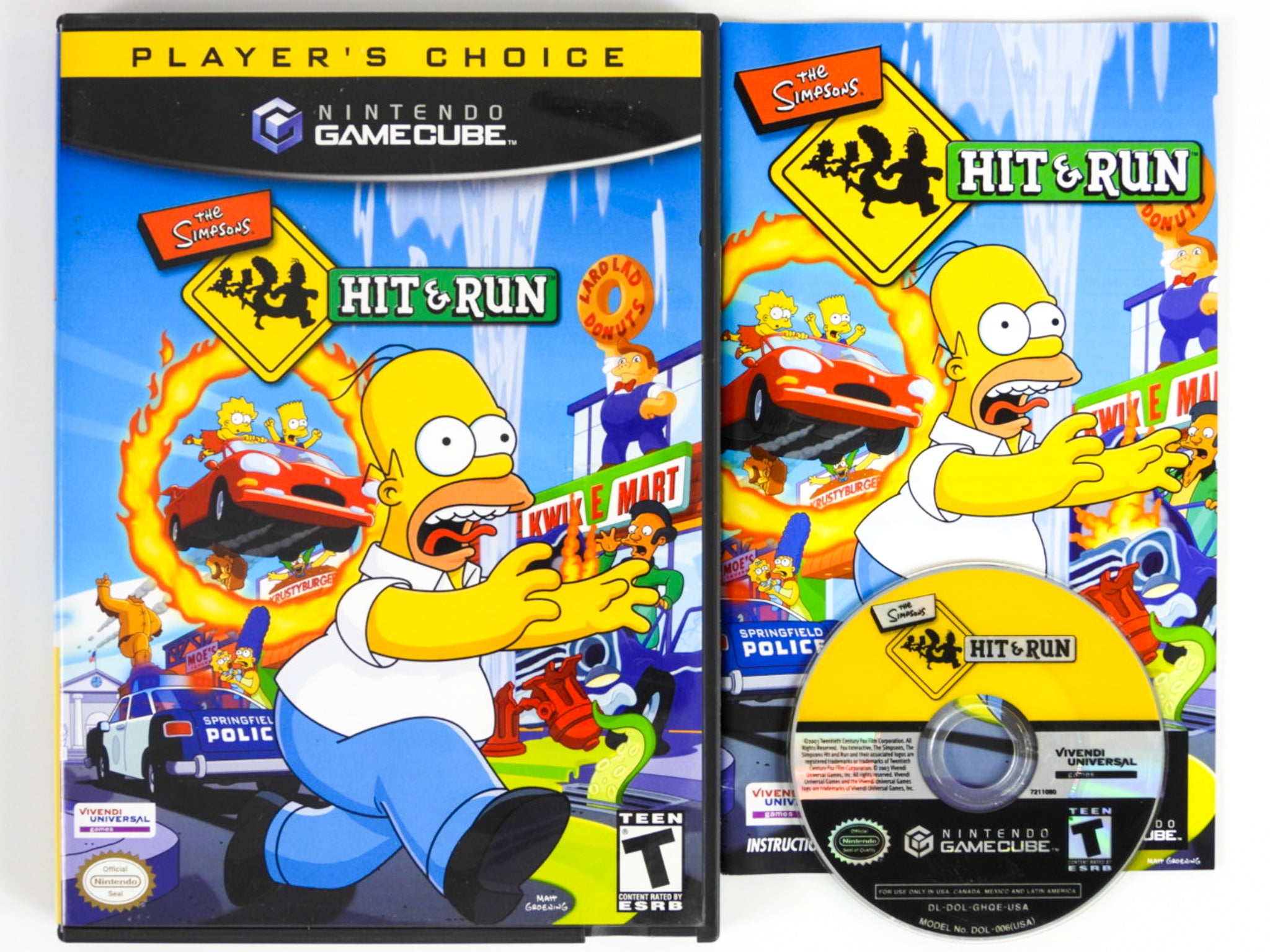 The Simpsons Hit and Run [Player's Choice] (Nintendo GameCube) – Retro MTL