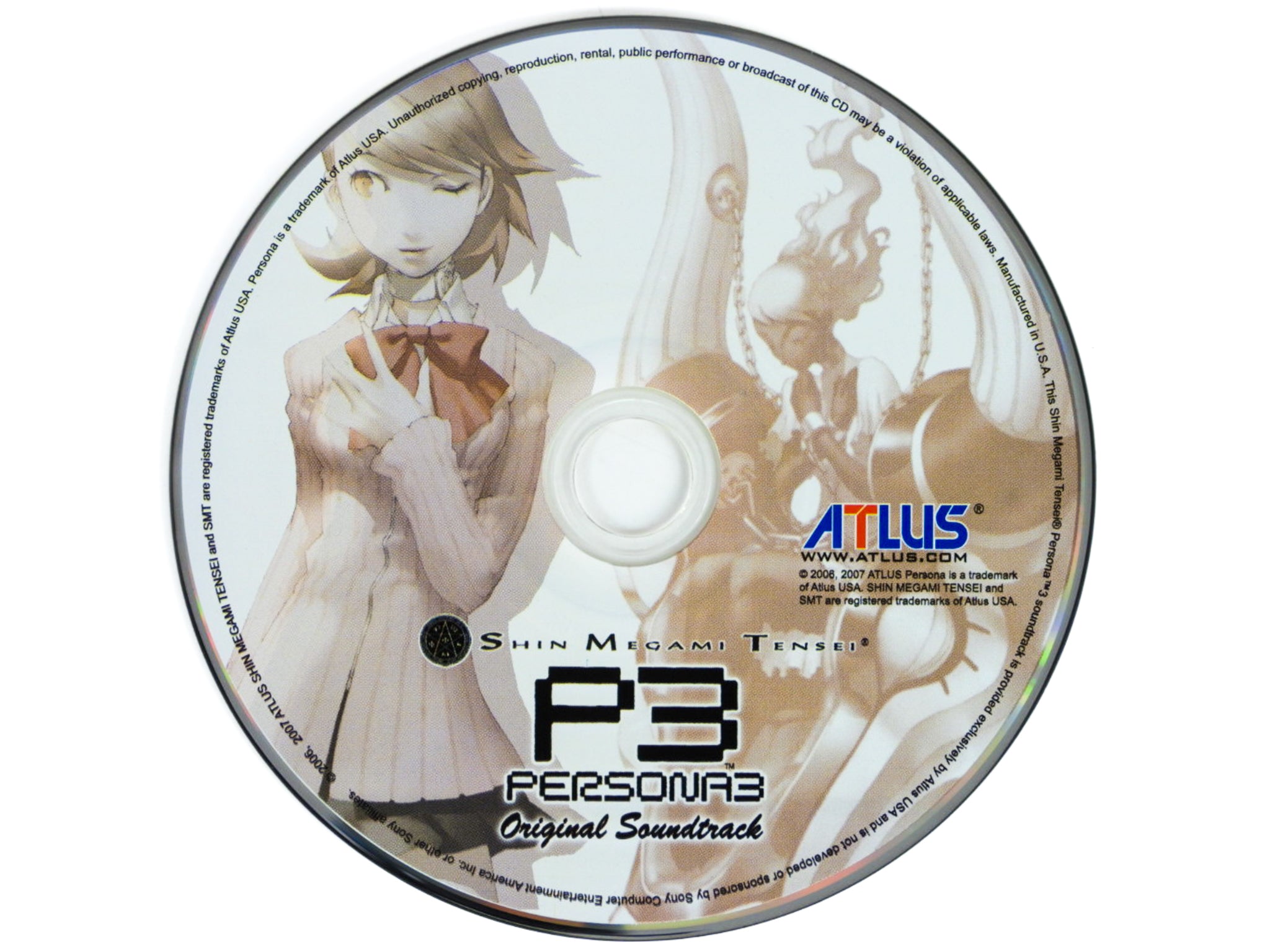 Shin Megami Tensei Persona 3 - Playstation 2 PS2 2024 - Limited Edition, No Music CD