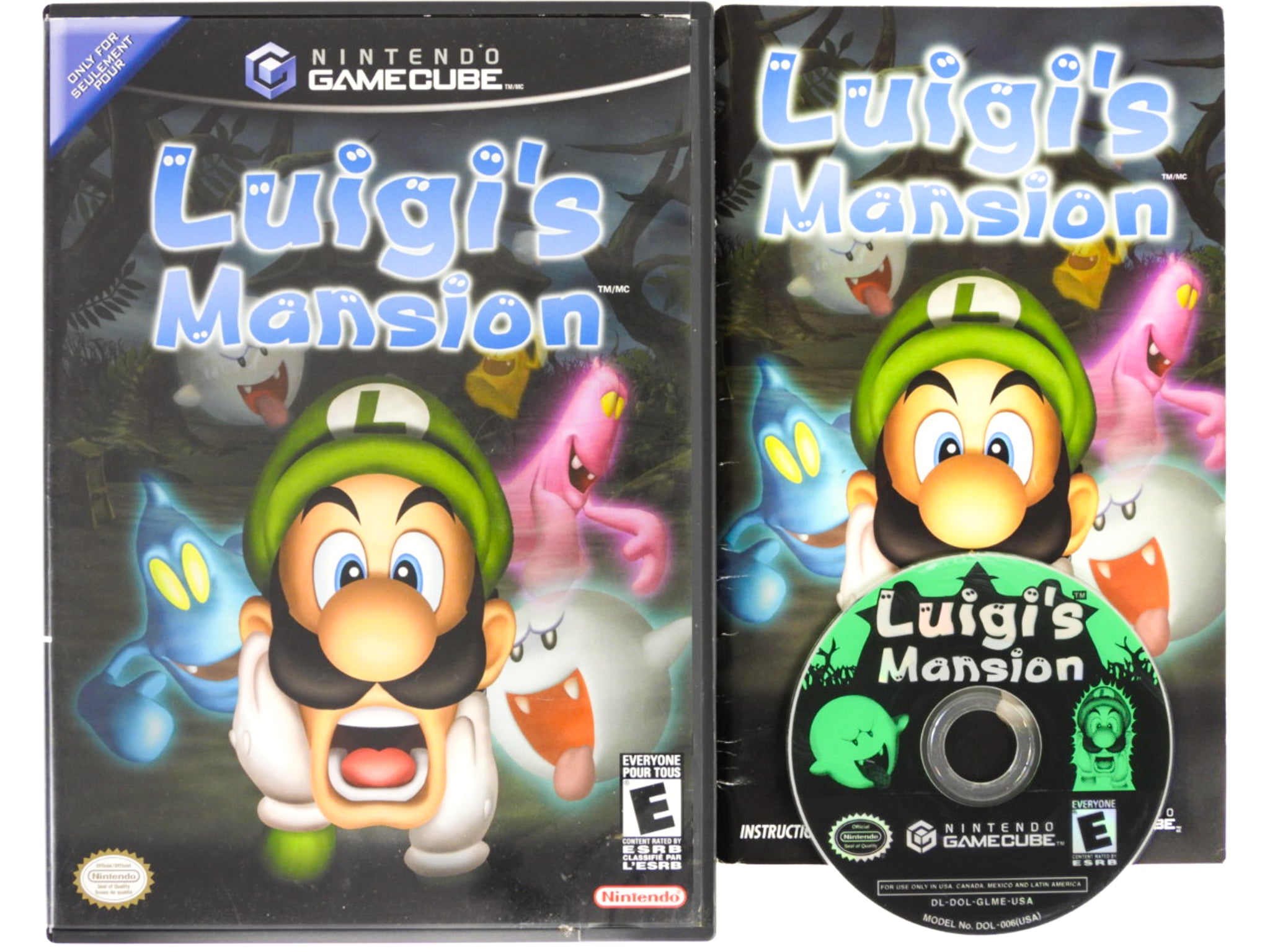 Luigi s Mansion Nintendo Gamecube RetroMTL luigi-s-mansion-nintendo-gamecube-retromtl