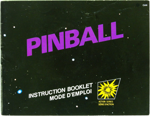 Pinball [Manual] [CAN Version] [French Version] (Nintendo / NES)