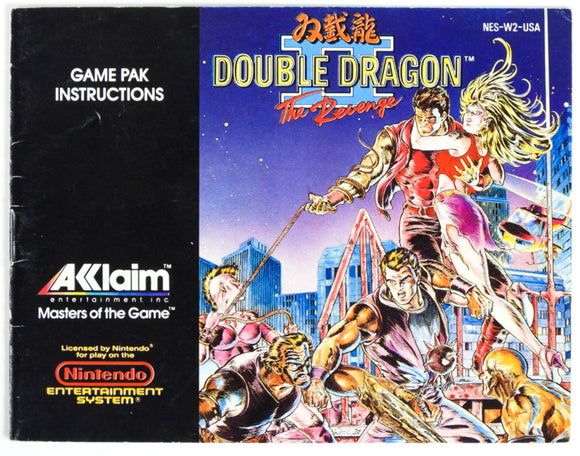 Double Dragon II 2 [Manual] (Nintendo / NES)