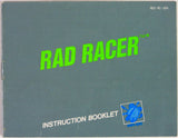 Rad Racer [Manual] (Nintendo / NES)