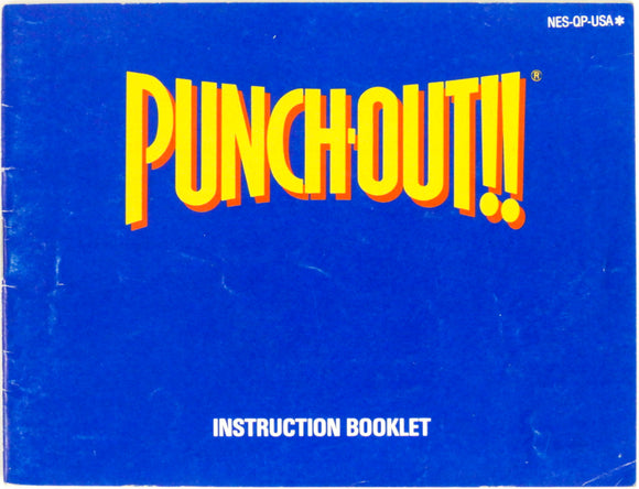 Punch-Out [Manual] (Nintendo / NES)