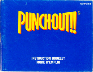 Punch-Out [Manual] [CAN Version] [French Version] (Nintendo / NES)