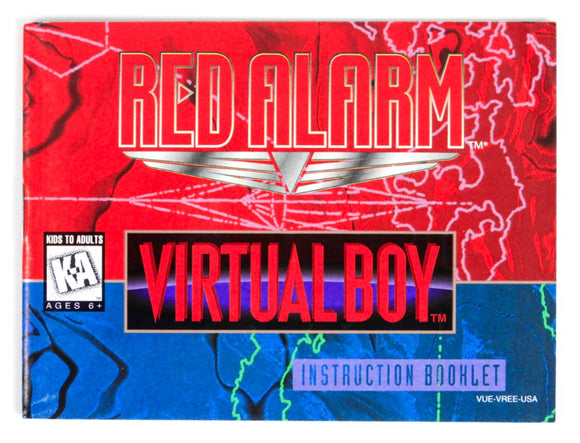 Red Alarm [Manual] (Virtual Boy)