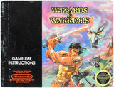 Wizards And Warriors [Manual] (Nintendo / NES)