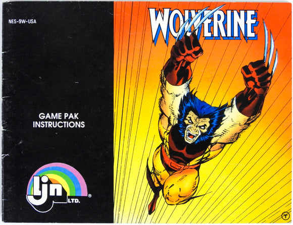 Wolverine [Manual] (Nintendo / NES)