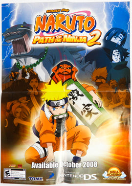 Naruto Clash of Ninja Revolution 2 And Naruto Path Of The Ninja 2 [Poster] (Nintendo Wii)