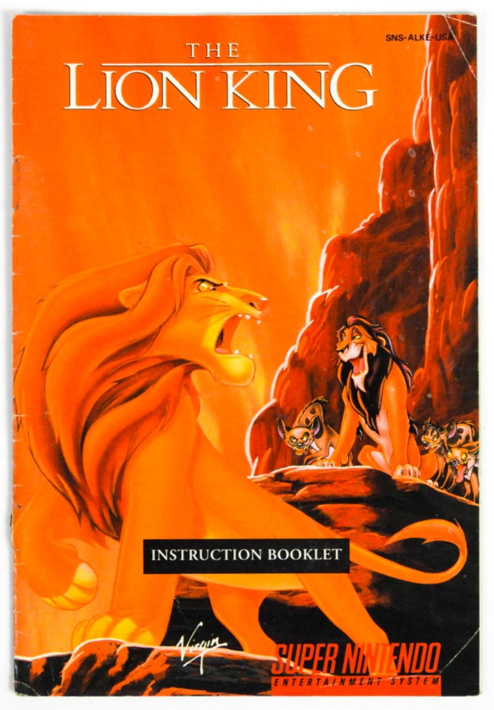 The Lion King [Manual] (Super Nintendo / SNES) – Retro MTL