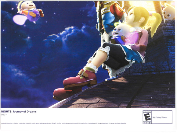 Nights Journey Of Dreams And Bangai O Spirits [Nintendo Power] [Poster] (Nintendo Wii)