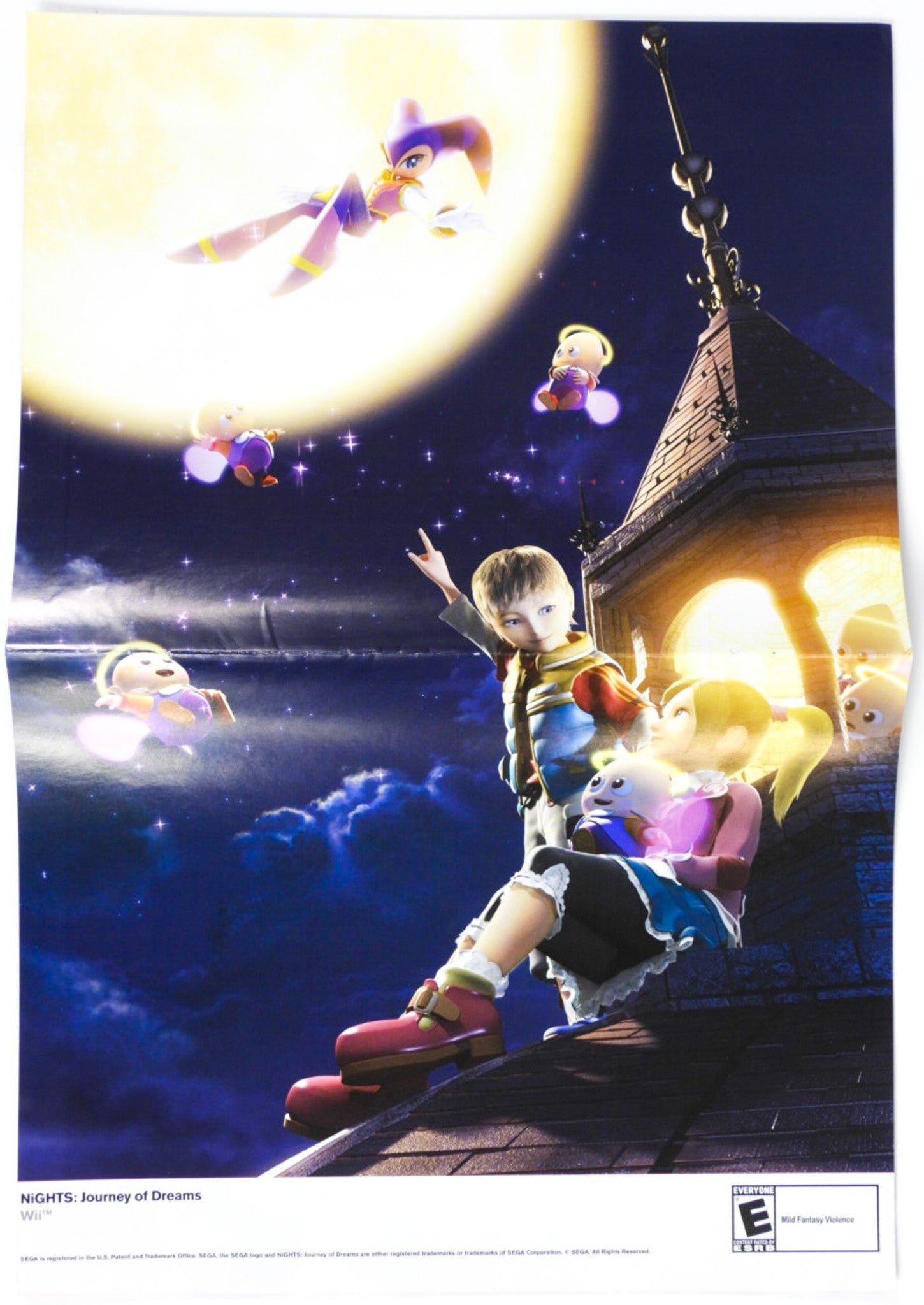 Nights Journey Of Dreams And Bangai O Spirits [Nintendo Power] [Poster] (Nintendo Wii)