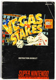 Vegas Stakes [Manual] (Super Nintendo / SNES)