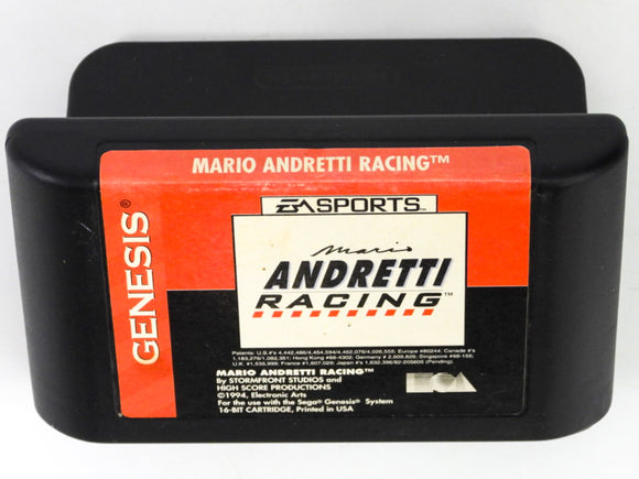 Mario Andretti Racing [Cardboard Box] (Sega Genesis)