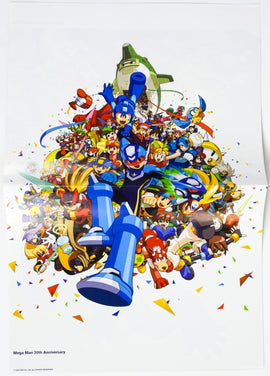 Mega Man 20th Anniversary [Nintendo Power] [Poster] (Nintendo / NES)