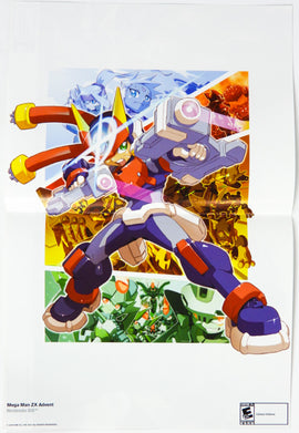 Mega Man ZX Advent And Ace Attorney Apollo Justice   [Nintendo Power] [Poster] (Nintendo DS)