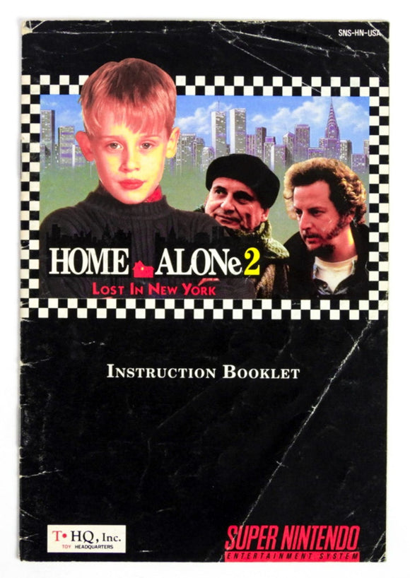 Home Alone 2 Lost In New York [Manual] (Super Nintendo / SNES)